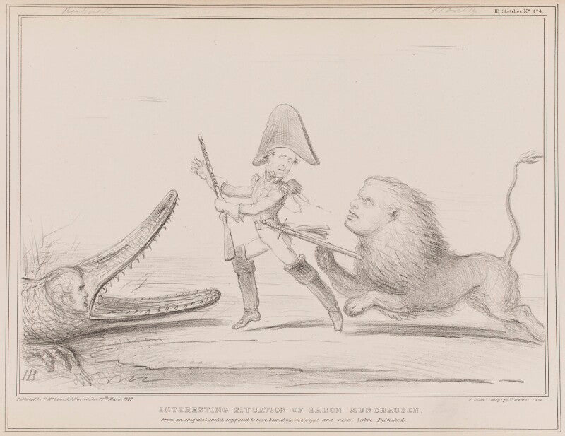 Interesting situation of baron munchausen npg d41408