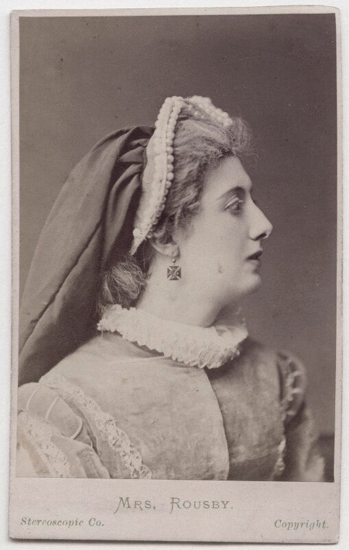 Clara marion jessie rousby (née dowse) as princess elizabeth in ''twixt axe and crown' npg x197155
