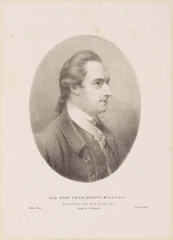 Sir john fenn npg d14998