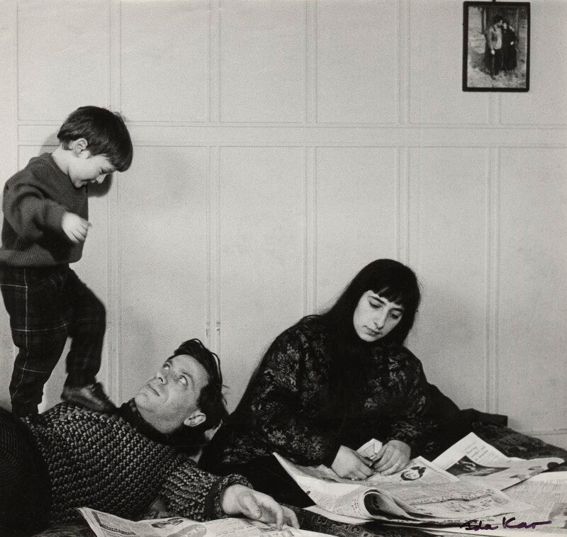 Bernard kops; erica kops (née gordon) and their son adam kops npg x125530