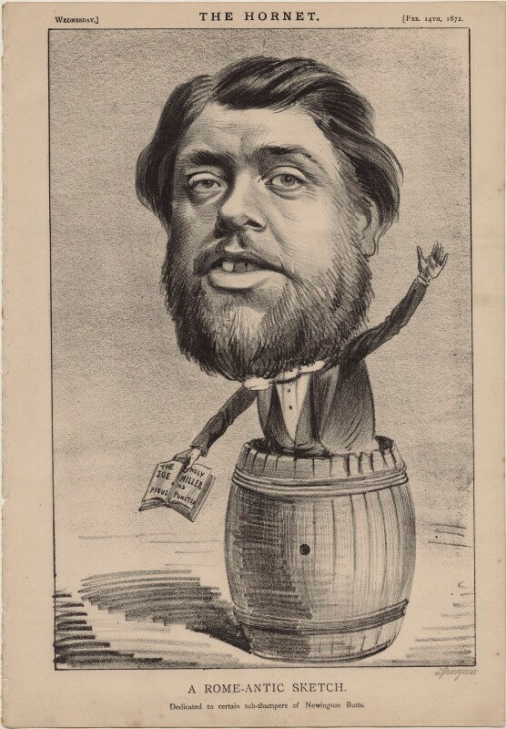 Charles haddon spurgeon ('a rome antic sketch') npg d48275