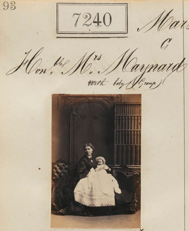 Hon. mrs maynard with baby npg ax57152
