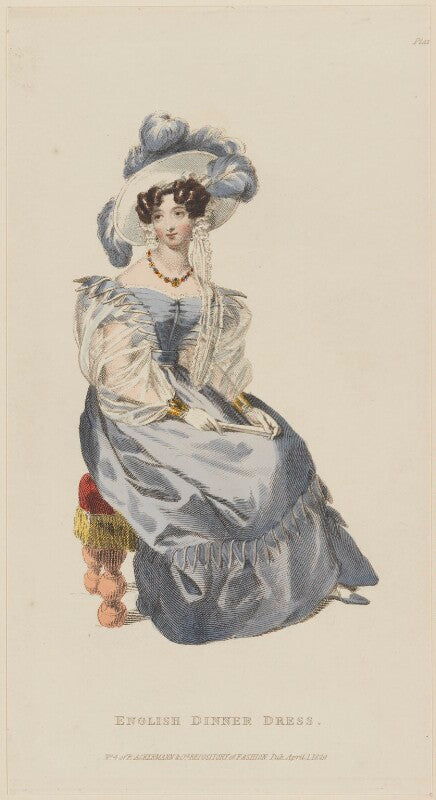 'english dinner dress', april 1829 npg d47637