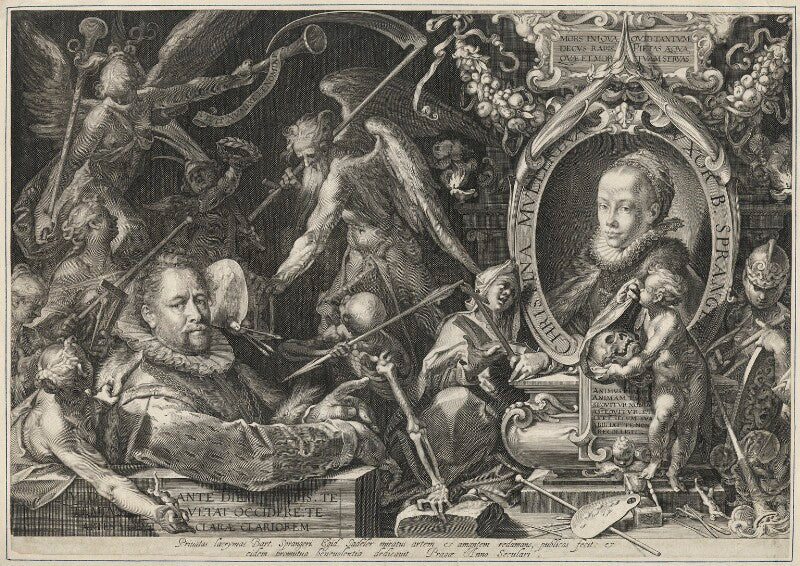 Bartholomeus spranger; christina muller npg d42042