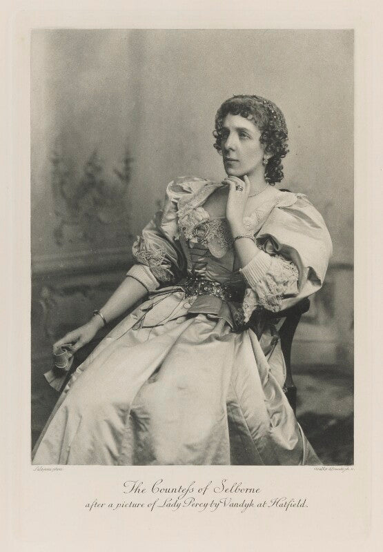 Beatrix maud (née cecil), countess of selborne after a picture of lady percy by vandyk at hatfield npg ax41196