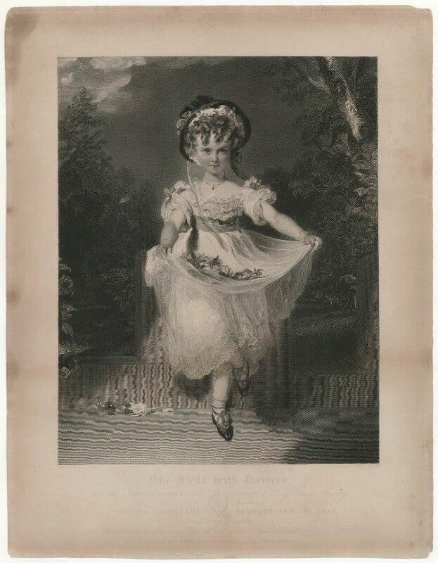 Louisa georgiana augusta anne boyce (née murray) ('the child with flowers') npg d39125