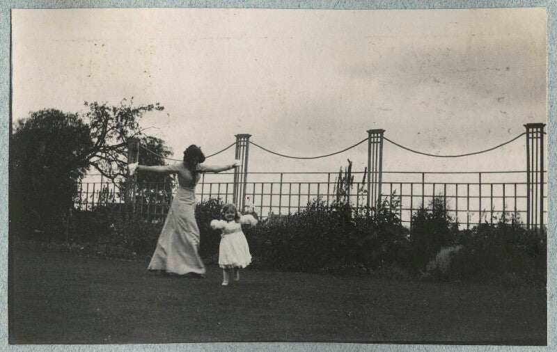 Lady ottoline morrell; julian vinogradoff (née morrell) npg ax140146