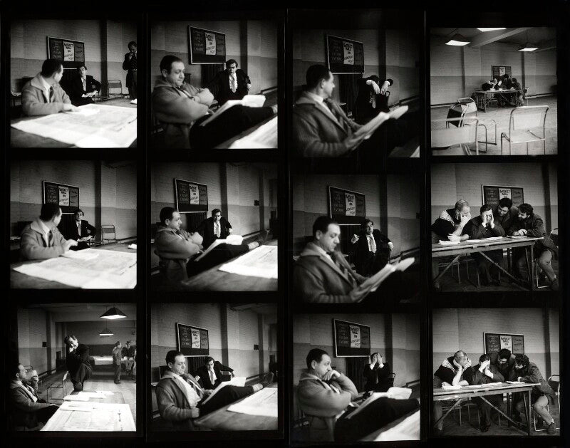 Sid james; tony hancock; the cast and crew of 'hancock' npg x125127