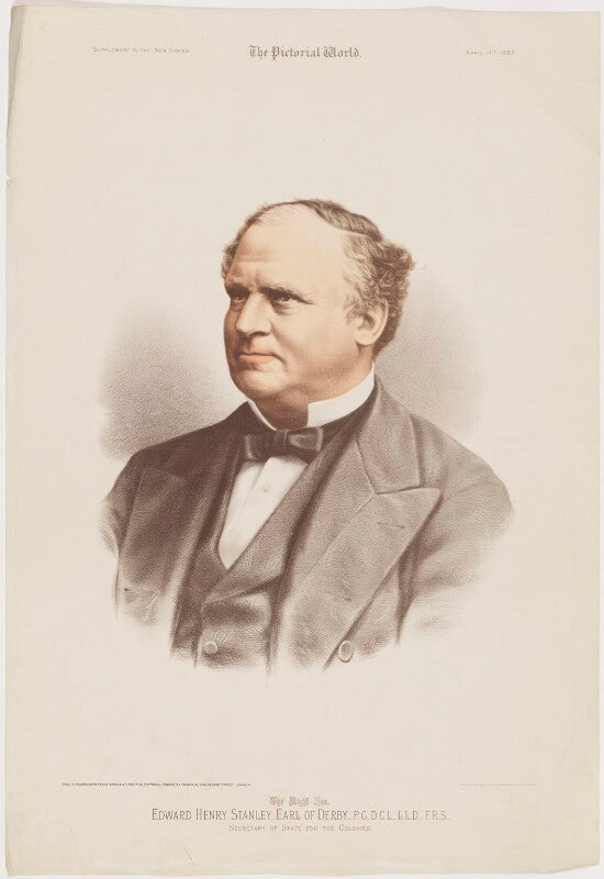 Edward henry stanley, 15th earl of derby npg d35128