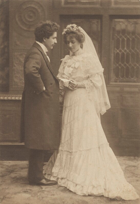 Marcus adams and lily maud adams (née farr) on their wedding day npg x199819
