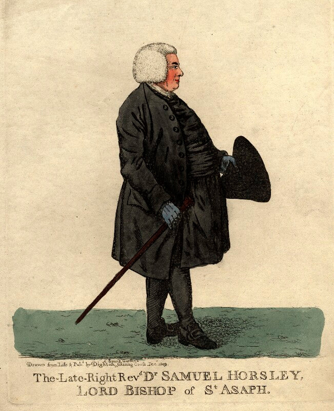 Samuel horsley ('the late right revd dr samuel horsley, lord bishop of st asaph') npg d9436