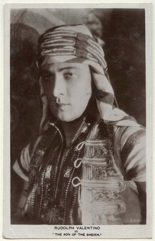 Rudolph valentino in 'the son of the sheikh' npg ax160203