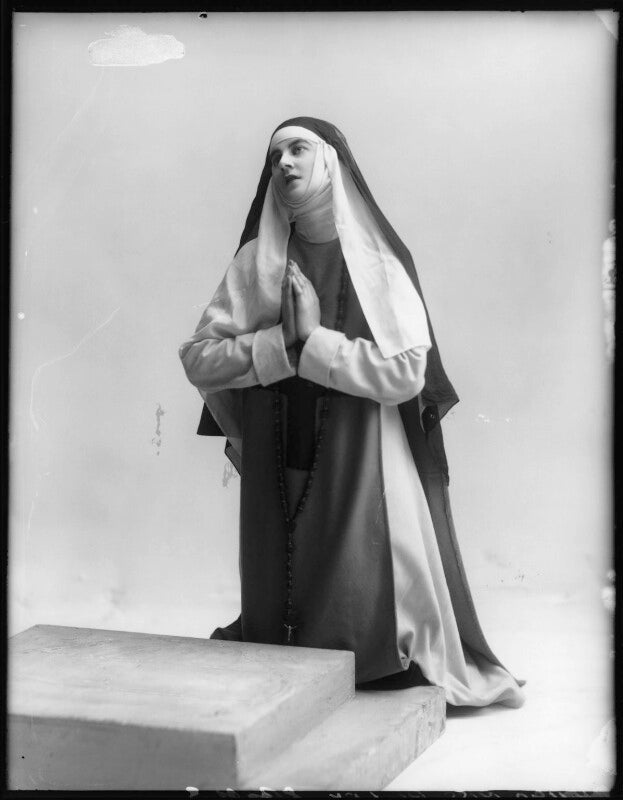 Muriel ridley as the nun in 'the miracle' npg x103479