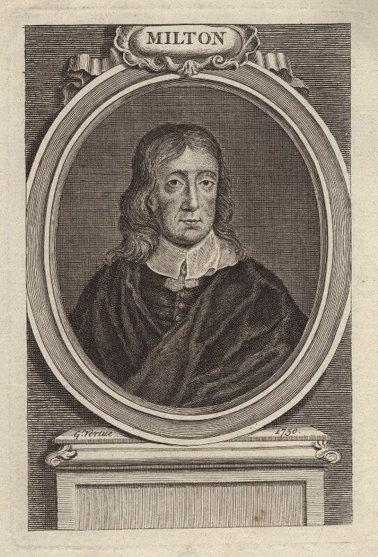 John milton npg d30116
