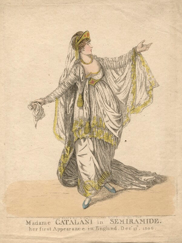 Angelica catalani ('madame catalani in semiramide') npg d13421