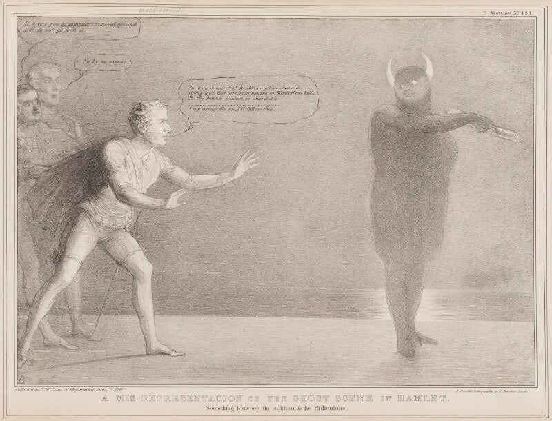 A mis representation of the ghost scene in hamlet npg d41372