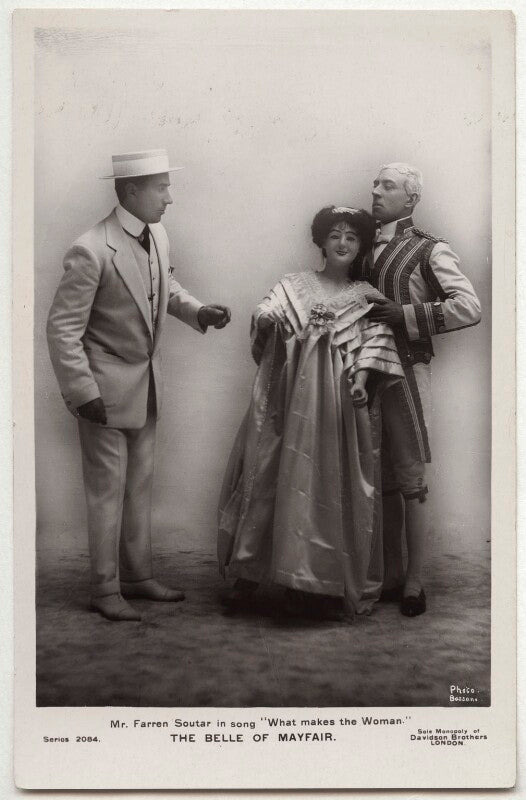 (joseph) farren soutar performing the song 'what makes the woman' in 'the belle of mayfair' npg x160480