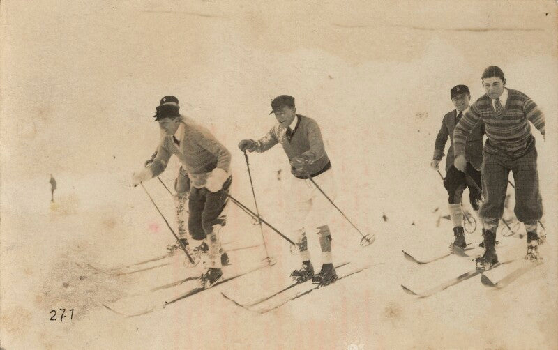 Nelson waite keys with a group of friends skiing npg x76531