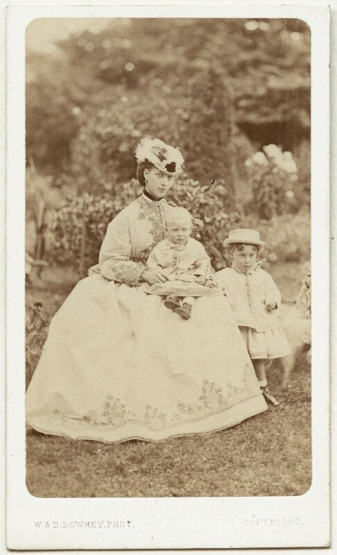 Queen alexandra; king george v; prince albert victor, duke of clarence and avondale npg ax38289