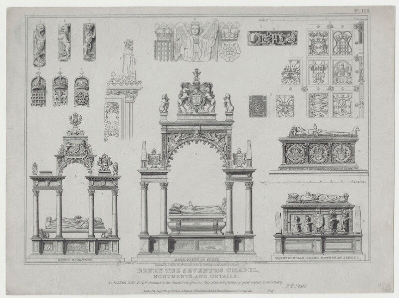 Henry the seventh's chapel. monuments and details npg d42664