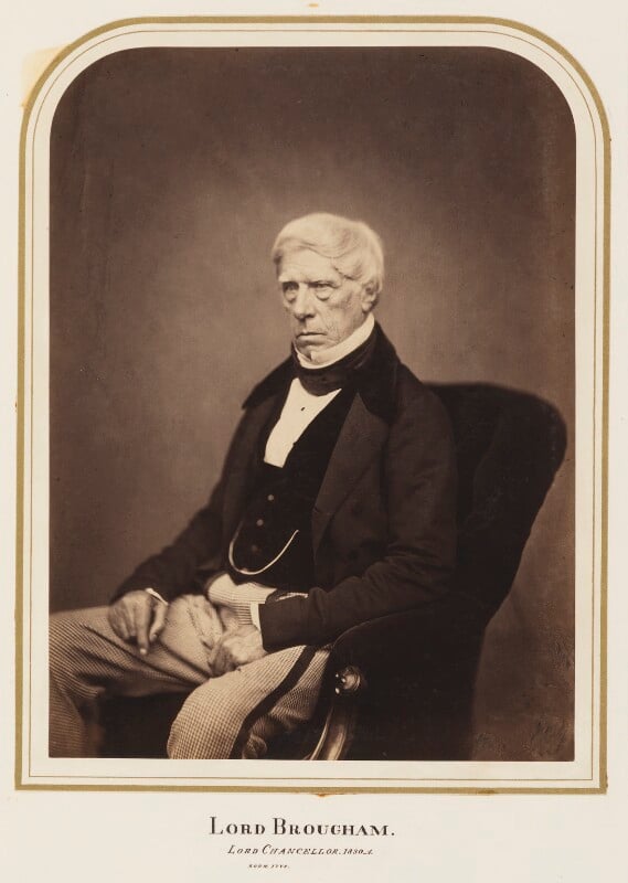 Henry brougham, 1st baron brougham and vaux npg ax7270