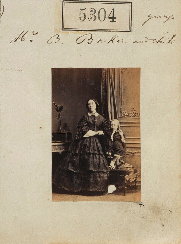 Frances crofton baker (née singer) and child npg ax55264