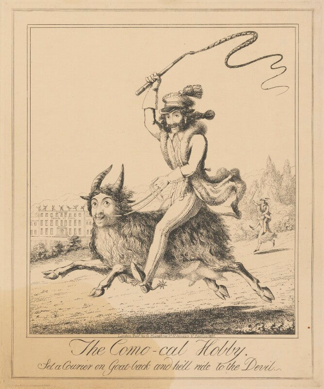 The como cal hobby (princess caroline of brunswick wolfenbüttel; bartolomeo pergami and two unknown sitters) npg d17925b