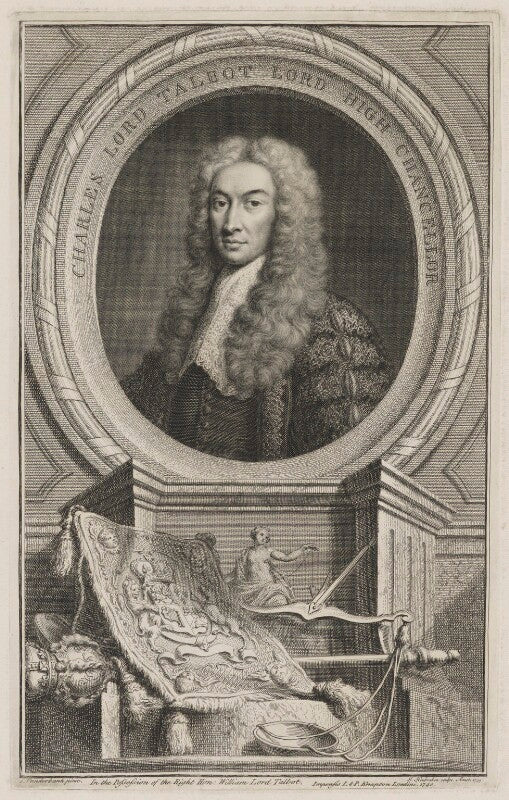 Charles talbot, 1st baron talbot of hensol npg d40540