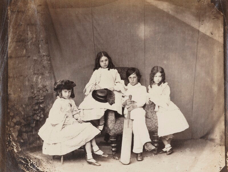 Alice liddell; ina liddell; harry liddell; edith mary liddell npg p991(7)