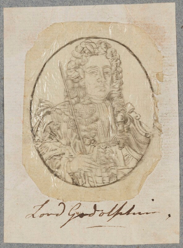Sidney godolphin, 1st earl of godolphin npg d17264