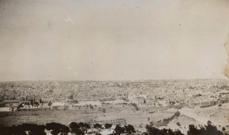 'jerusalem from mount of olives' npg ax183233