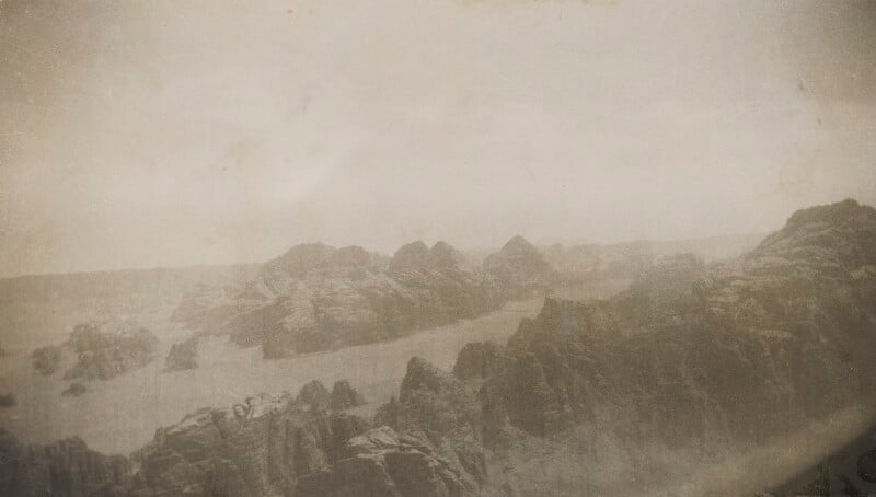 'the mountain of the wadi rum' (jordan) npg ax183279