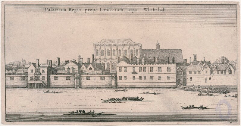 Palatium regis propè londinum, vulgo white hall npg d18032