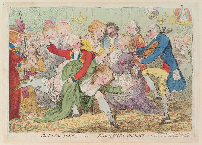 'the royal joke, or black jacks delight' npg d12996