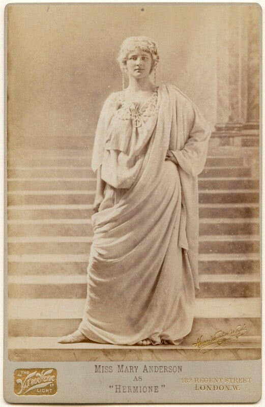 Mary anderson (mrs de navarro) as hermione in 'the winter's tale' npg x197242