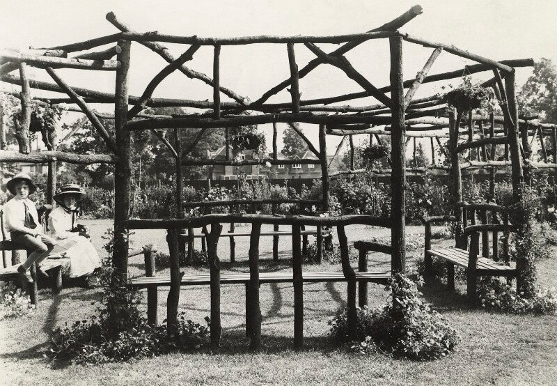 Frances alice chesterton (née blogg) and an unknown boy npg x127168