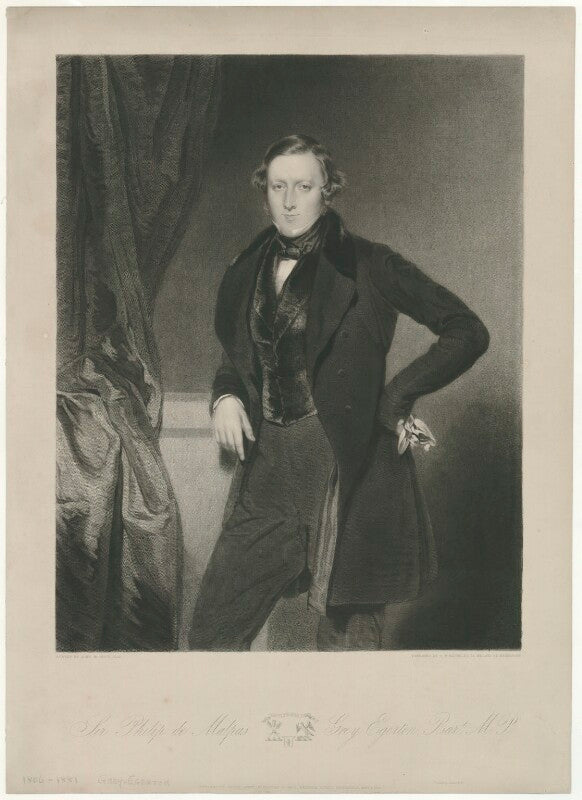 Sir philip de malpas grey egerton, 10th bt npg d34963