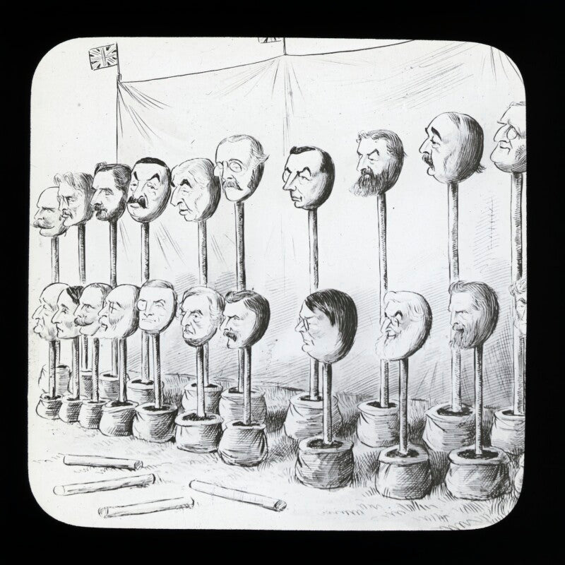 Arthur balfour, joe chamberlain, viscount chaplin et al npg d41950