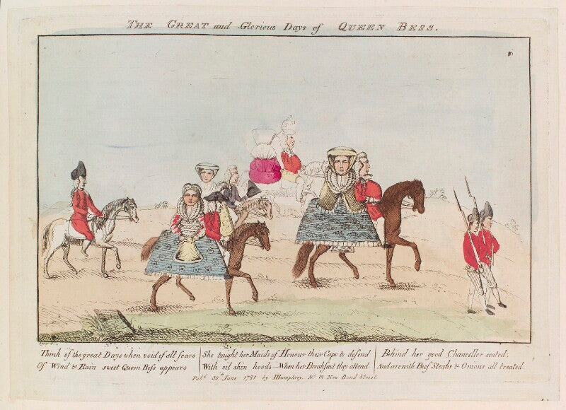 Queen elizabeth i ('the great and glorious days of queen bess') npg d12319