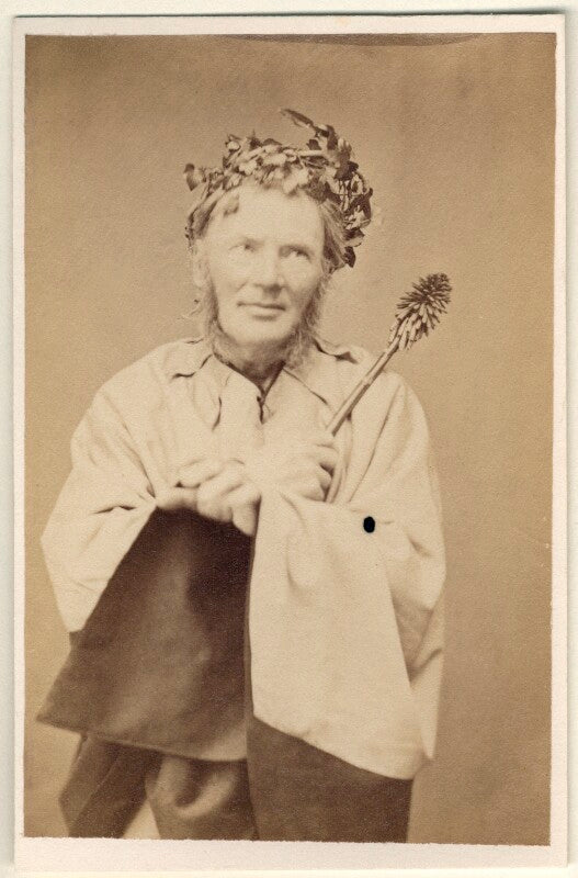 'as a druid' (richard cockle lucas) npg ax23431