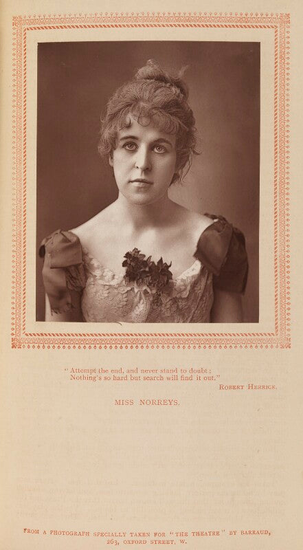 Rose norreys (née eugenia celestina norreys) npg ax9305