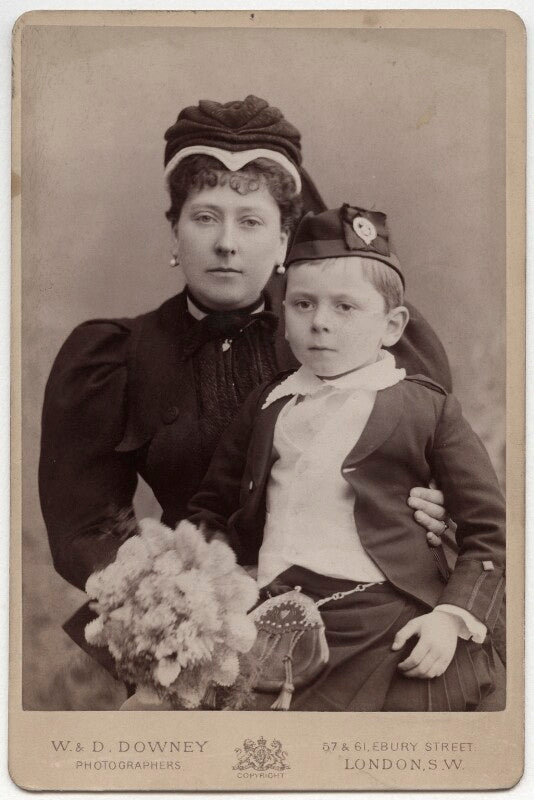 Princess beatrice of battenberg; prince maurice victor donald of battenberg npg ax5554