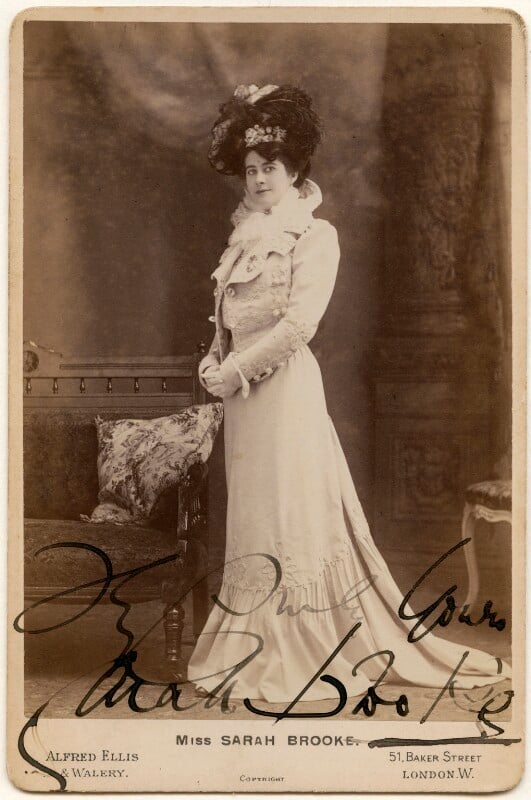 Sarah brooke (florence marguerite hamilton, née hannah) npg x197253