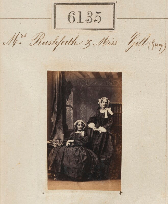 Mrs rushforth; miss gill npg ax56081