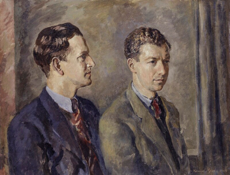 Peter pears; benjamin britten npg 5136