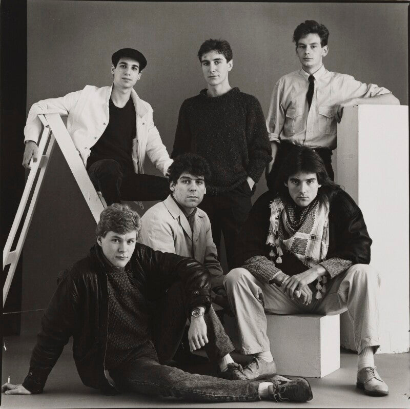 'young actors' (benedict taylor, ian sears, daniel peacock, paul mcgann, michael praed and john gordon sinclair) npg x139555