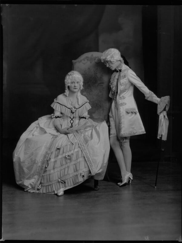 Lady anne maud rhys (née wellesley); (lilian) maud glen (née coats), duchess of wellington npg x69957