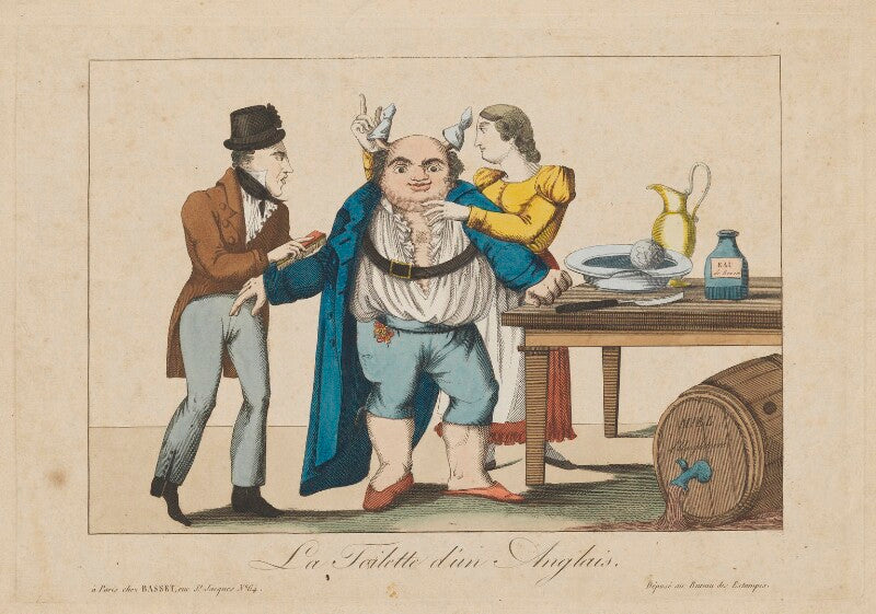 La toilette d'un anglais (john bull) npg d47437
