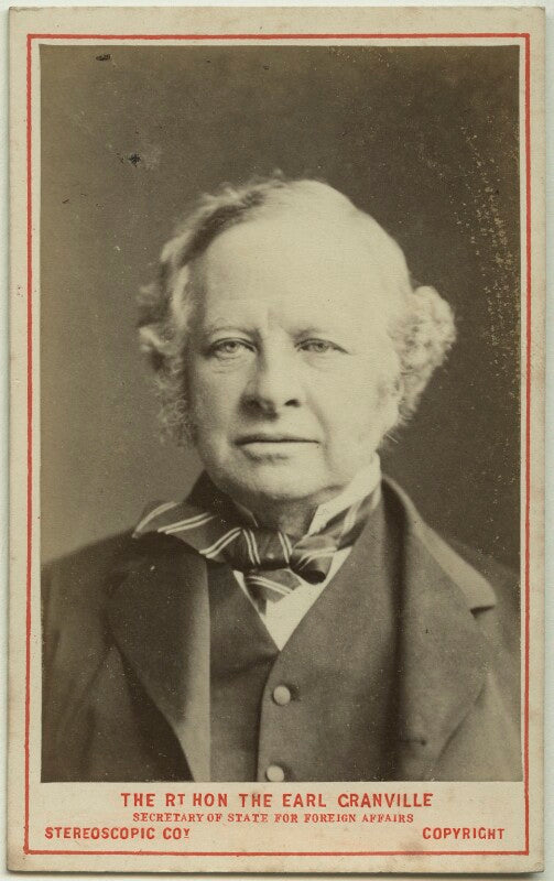 Granville george leveson gower, 2nd earl granville npg ax46202