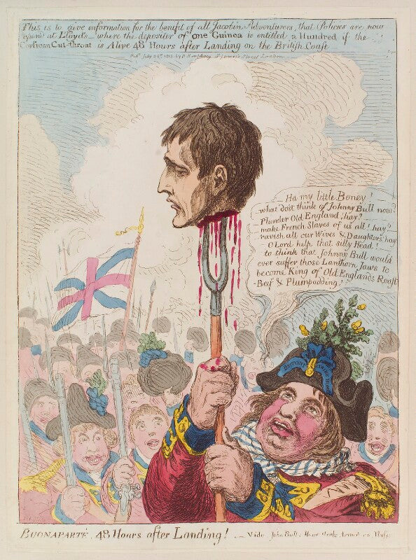Napoléon bonaparte ('buonapartè, 48 hours after landing!') npg d12817
